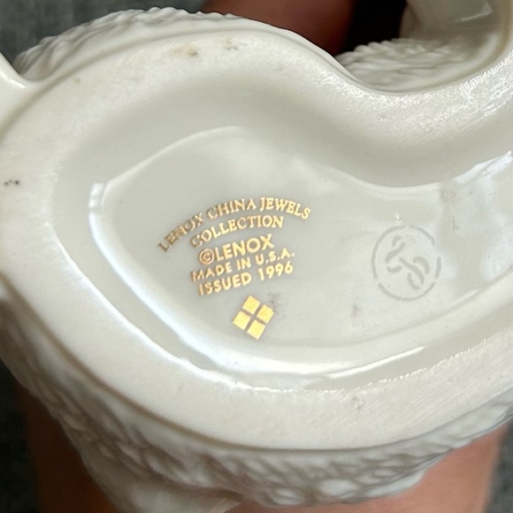 Vintage Lenox China Jewels Collection 1996 “Rabbit With Carrot” - Picture 8 of 10